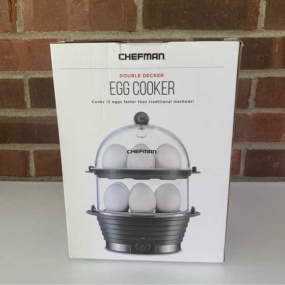 chefman Kitchen Chefman Double Decker Egg Cooker Black New Poshmark